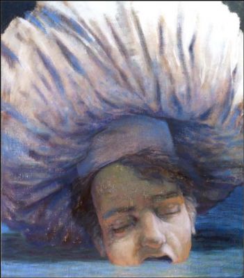 Chef's Head Lying at River's Edge, by David Allen